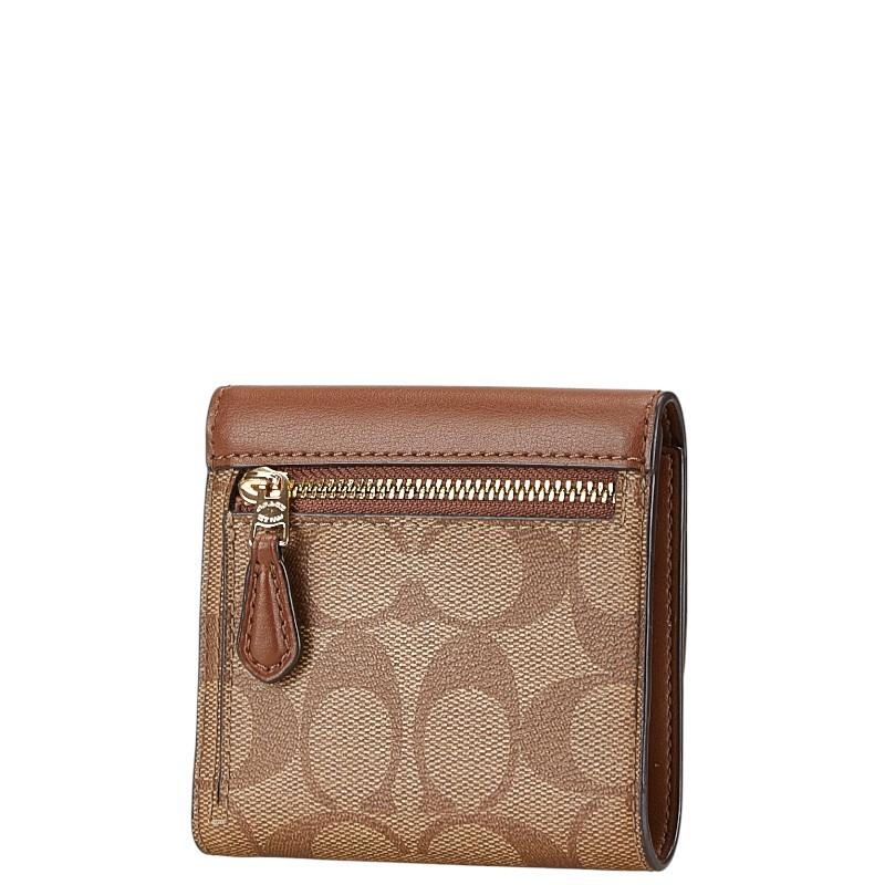 COACH（コーチ） シグネチャー 三つ折り財布 コンパクトウォレット