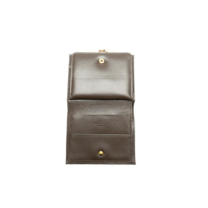 BURBERRY（バーバリー） ノバチェック シャドーホース がま口 二つ折り