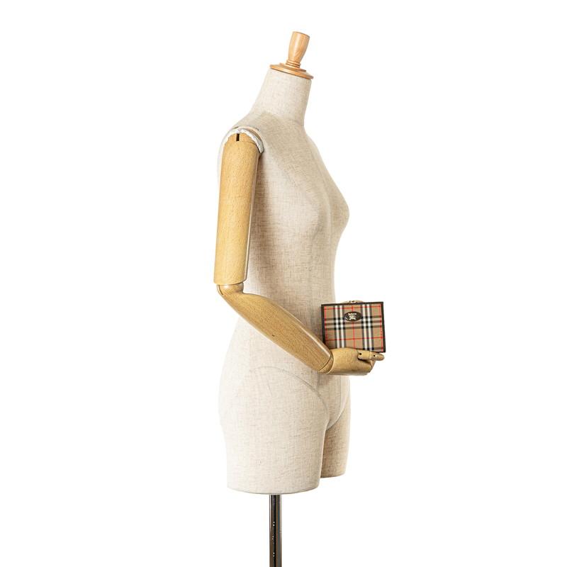 BURBERRY（バーバリー） ノバチェック シャドーホース がま口 二つ折り