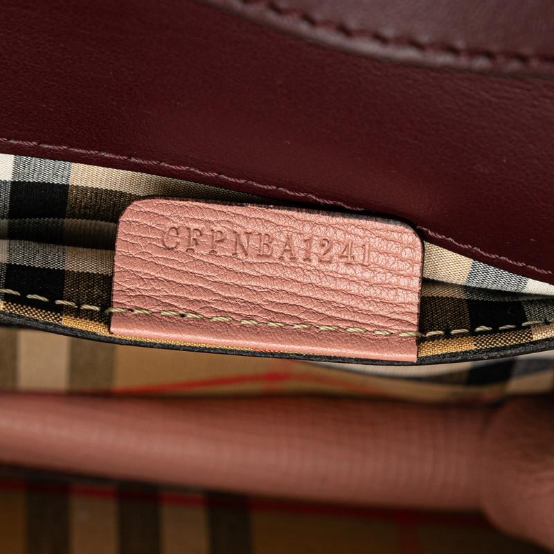 BURBERRY バーバリー ノバチェック マッケン ショルダーバッグ ピンク 