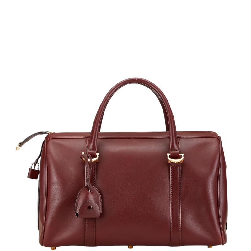 Cartier カルティエ マストライン ミニボストンバッグ Cartier カルティエ マストライン ミニボストンバッグ