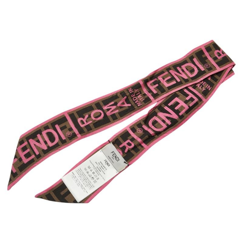 FENDI（フェンディ） ラッピー ズッカ ロゴ スカーフ FXT011 ACVE
