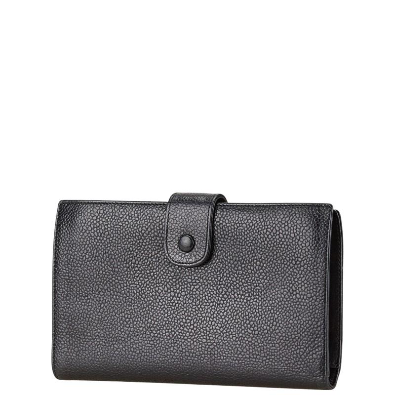 CHANEL 】シャネル ココマーク 長財布 キャビアスキン がま口 【公式通販】