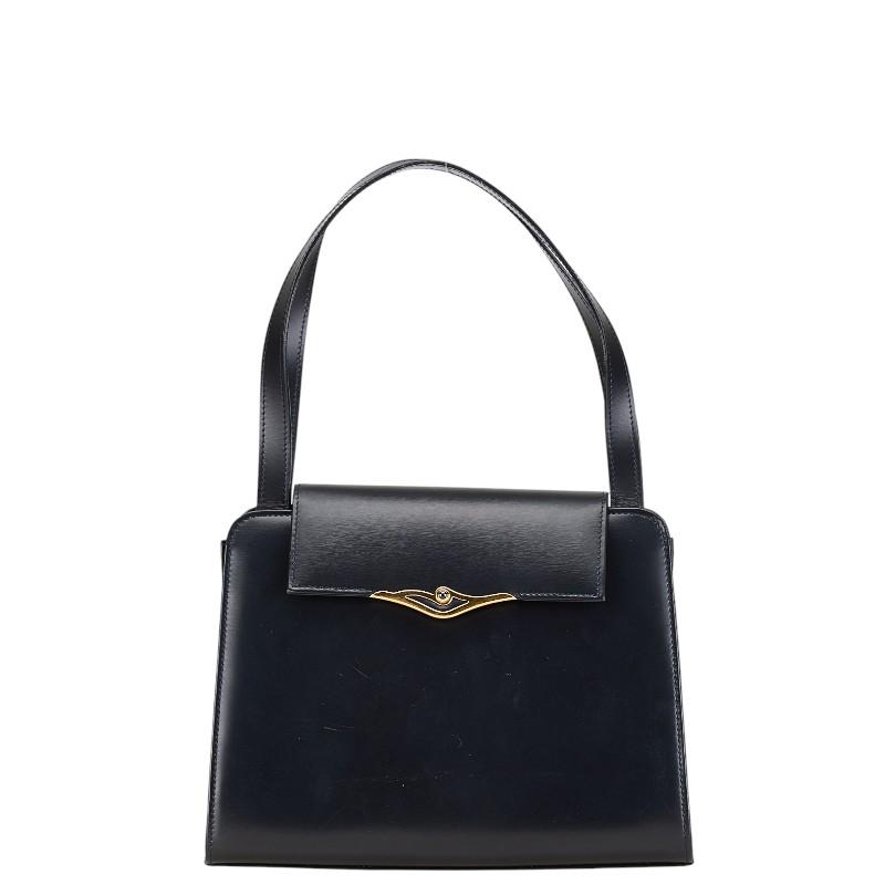 Cartier カルティエ ミニハンドバッグ ブラック レザー レディース 