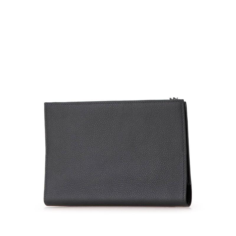 HERMES（エルメス） EAジップ PM 手帳カバー ノワール ブラック トゴ