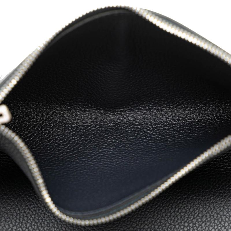 HERMES（エルメス） EAジップ PM 手帳カバー ノワール ブラック トゴ