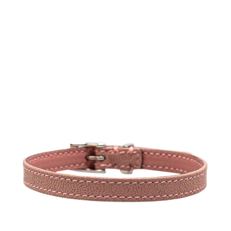 GUCCI グッチ GGロゴ ブレスレット サイズ:M ピンク シルバー GUCCI グッチ GGロゴ ブレスレット サイズ:M ピンク シルバー