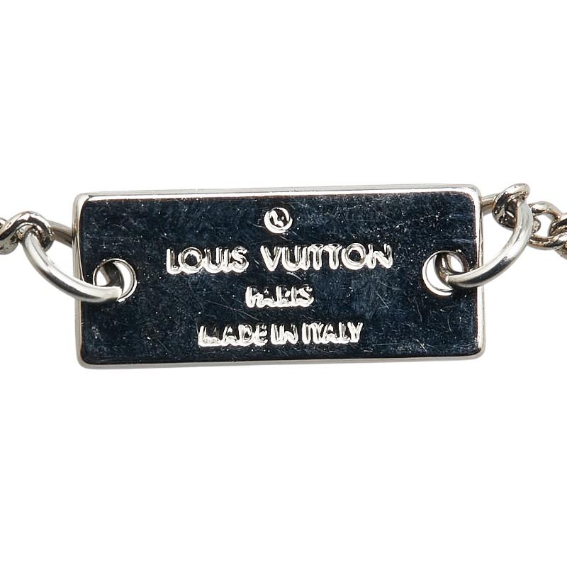 n*8様 Louis Vuitton シルバー ネックレス M62485 Louis Vuitton ring pendant necklace monogram silver M62485
