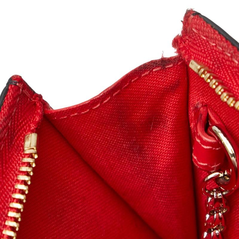Christian Louboutin 財布・コインケース 赤 2118425E0036 確保済☆クリスチャンルブタン ロゴxスタッズ コインケース