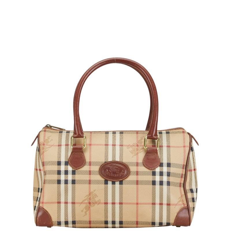 BURBERRY バーバリー ノバチェック シャドーホース ハンドバッグ BURBERRY バーバリー ノバチェック シャドーホース ハンドバッグ