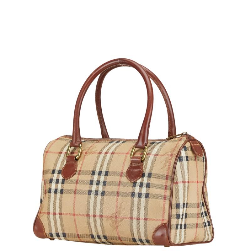 BURBERRY バーバリー ノバチェック シャドーホース ハンドバッグ BURBERRY バーバリー ノバチェック シャドーホース ハンドバッグ