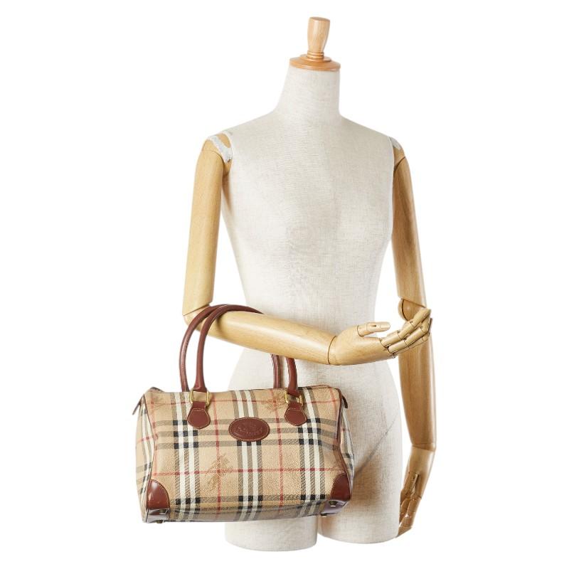 BURBERRY バーバリー ノバチェック シャドーホース ハンドバッグ BURBERRY バーバリー ノバチェック シャドーホース ハンドバッグ