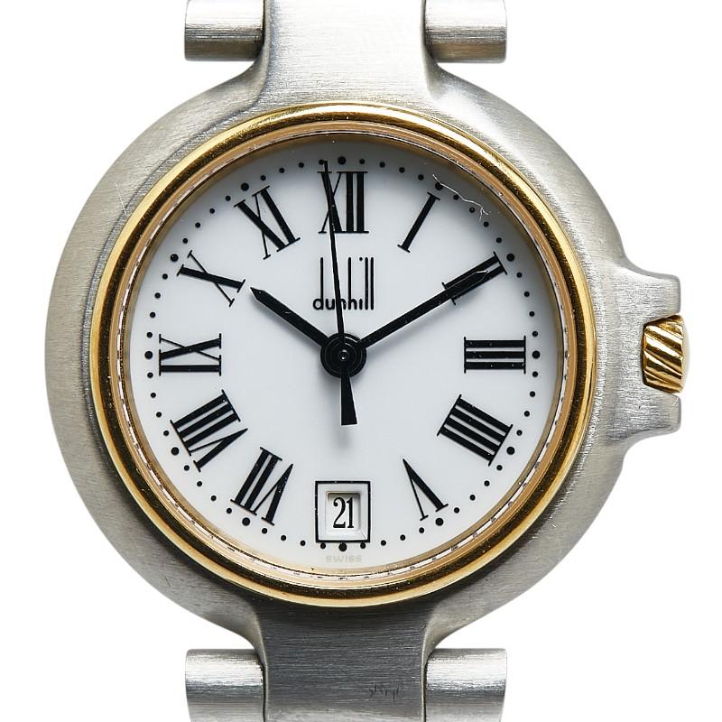 DUNHILL ロンディニウム ローマン デイト メンズ 腕時計 クォーツ DUNHILL ロンディニウム ローマン デイト メンズ 腕時計 クォーツ