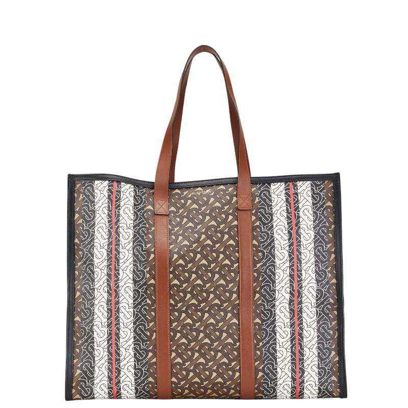 BURBERRY バーバリー TBモノグラム ストライプ トートバッグ