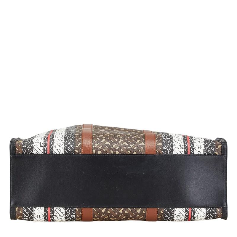 バーバリー PVC TBモノグラムストライプトートバッグ 8021488 BURBERRY バーバリー TBモノグラム ストライプ トートバッグ