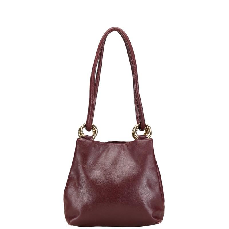 BALLY 赤 ハンドバッグ BALLY トート&ショルダー2wayバッグ赤色