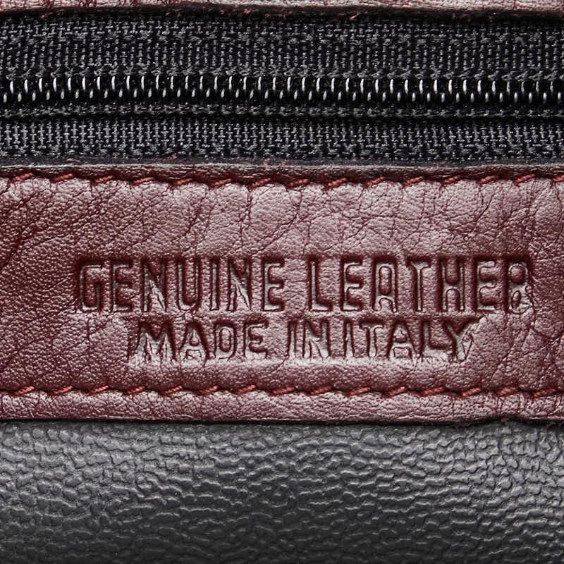 Bally（バリー） ハンドバッグ ワインレッド レザー レディース 【中古