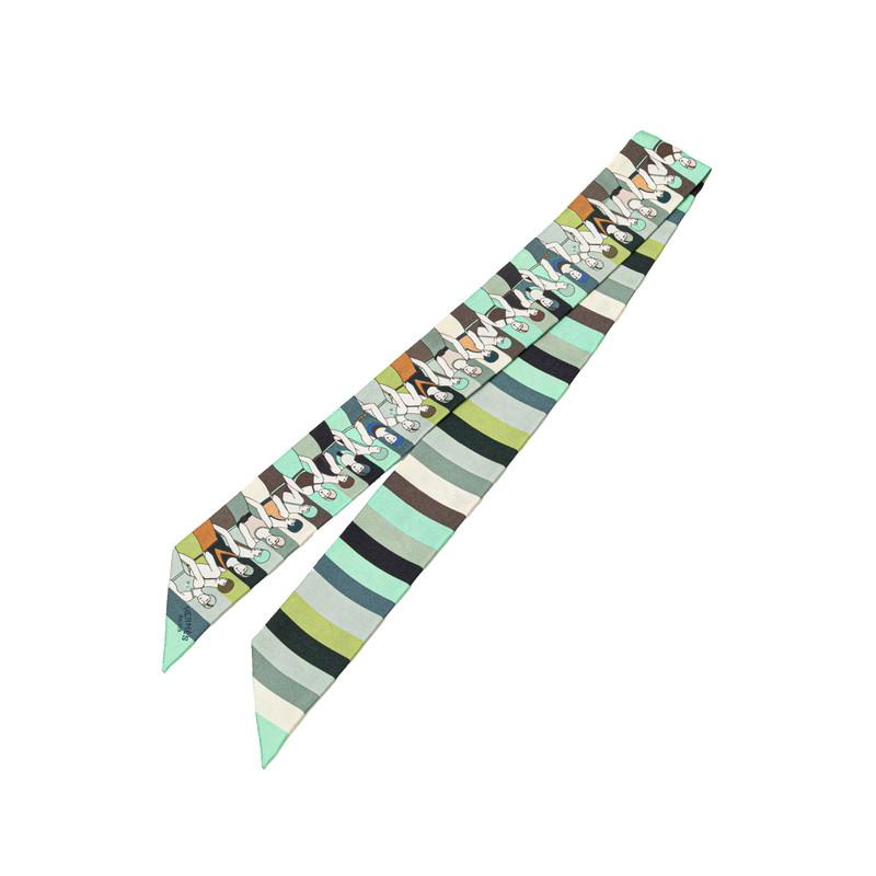 HERMES エルメス ツイリー 水遊びをする人 LES BAIGNEUSES スカーフ  