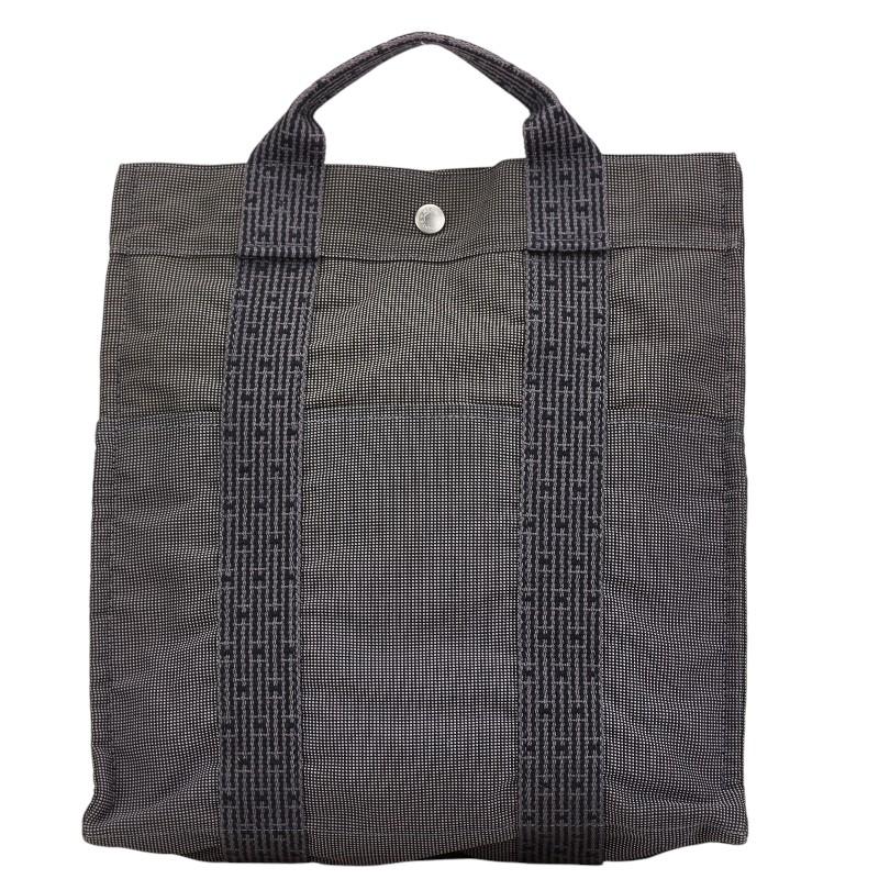 エルメス HERMES リュック エールライン キャンバス ダークグレー HERMES エルメス リュック エールライン キャンバス