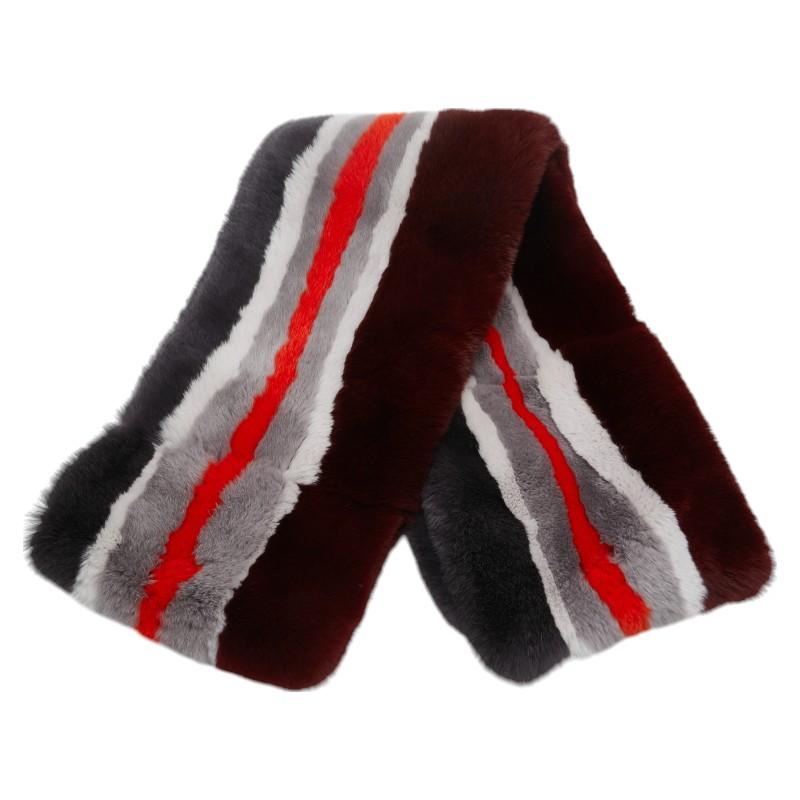 Max Mara（マックスマーラ） SPORTMAX マフラー レッド グレー