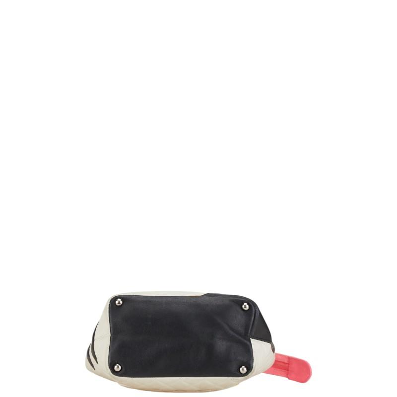 CHANEL（シャネル） カンボンライン ココマーク トートバッグ ホワイト
