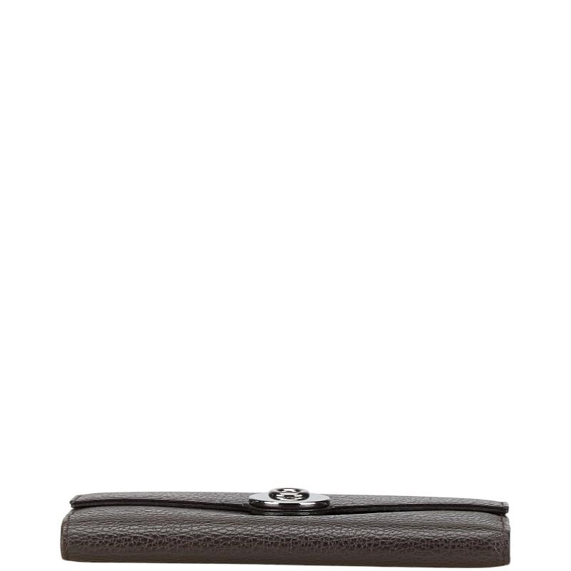 GUCCI（グッチ） 二つ折り財布 231835 ブラウン レザー レディース