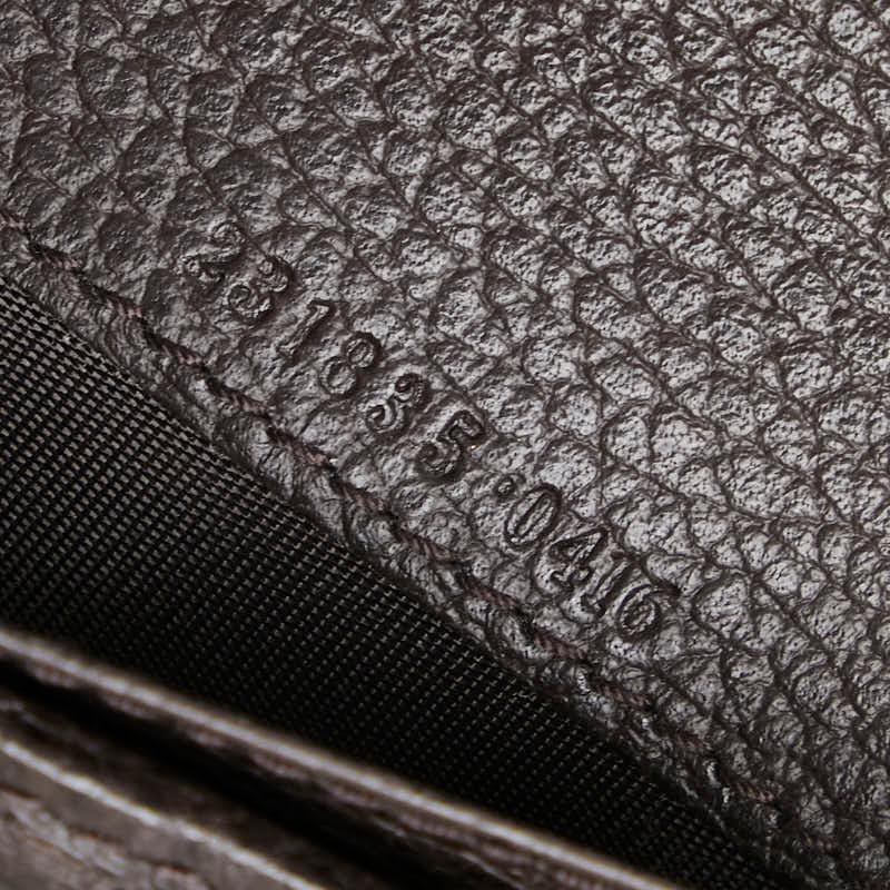 グッチdigレコード2枚ご購入800円割引価格 GUCCI（グッチ） 2つ折り長財布 035・1408・2097 ブラック ピグスキン
