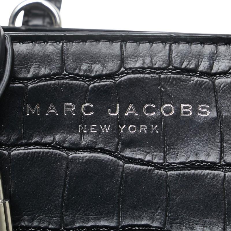 マークジェイコブス クロコ型押し マイクロ トートバッグ