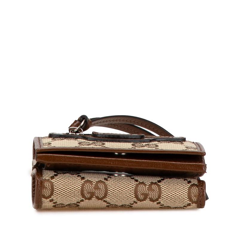 GUCCI（グッチ） × バレンシアガ GGキャンバス 三つ折り財布 681708