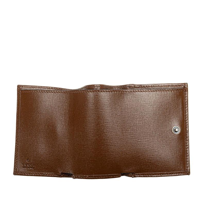 GUCCI（グッチ） × バレンシアガ GGキャンバス 三つ折り財布 681708