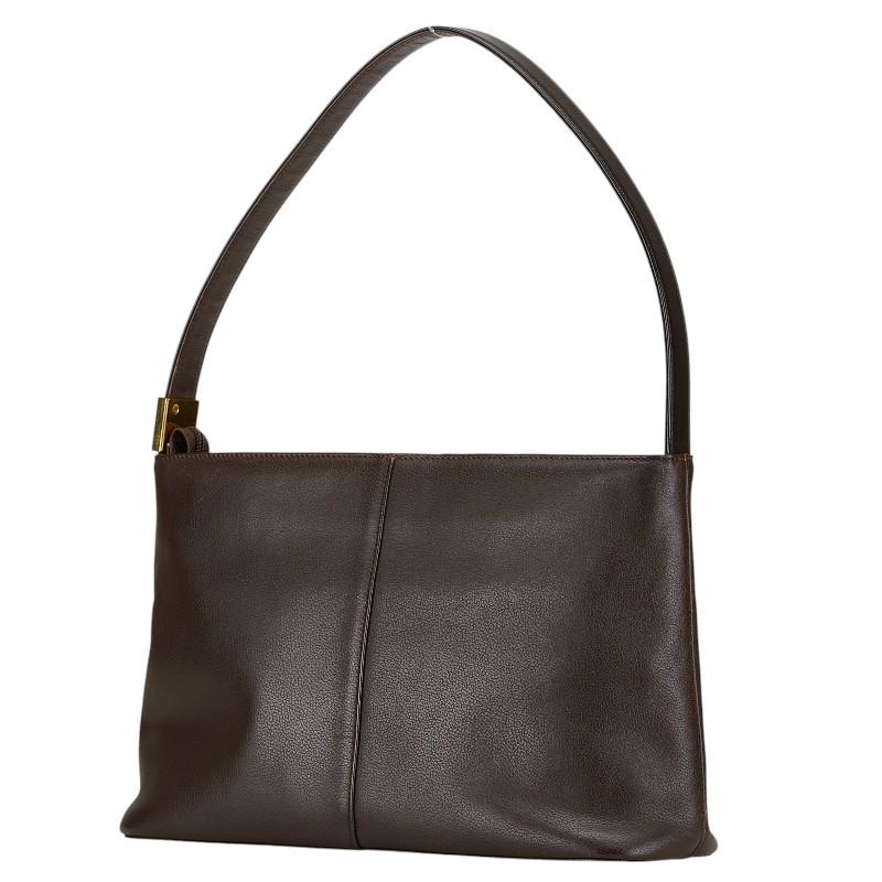 美品　バーバリー　ハンドバッグ　ノバチェック　スエード　レザー　ブラウン 美品✨バーバリー シューズバッグ レザー ブラウン ノバチェック