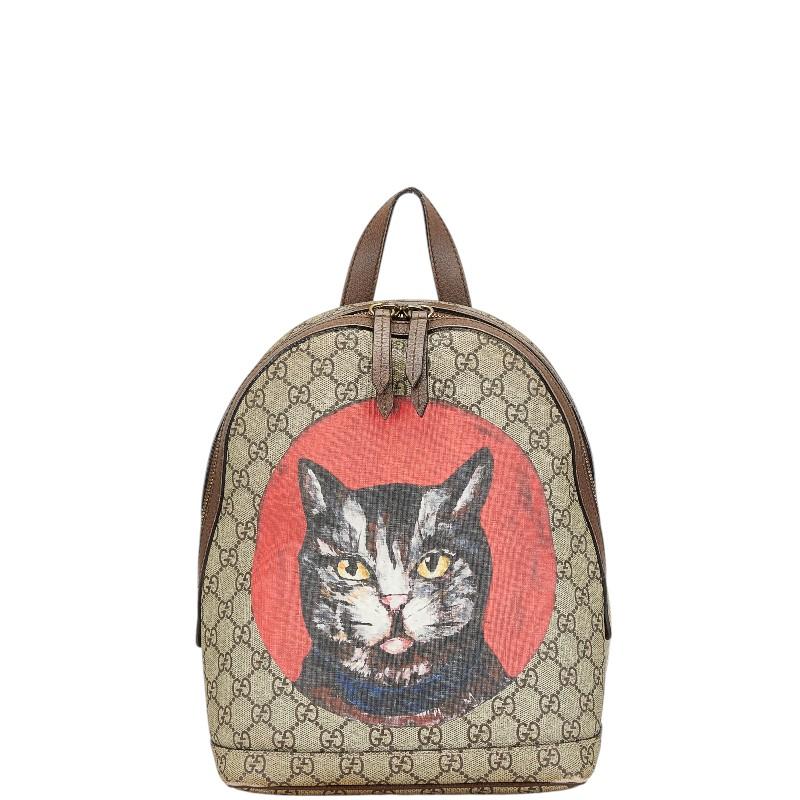 GUCCI（グッチ） GGスプリーム ミスティックキャット リュック バック