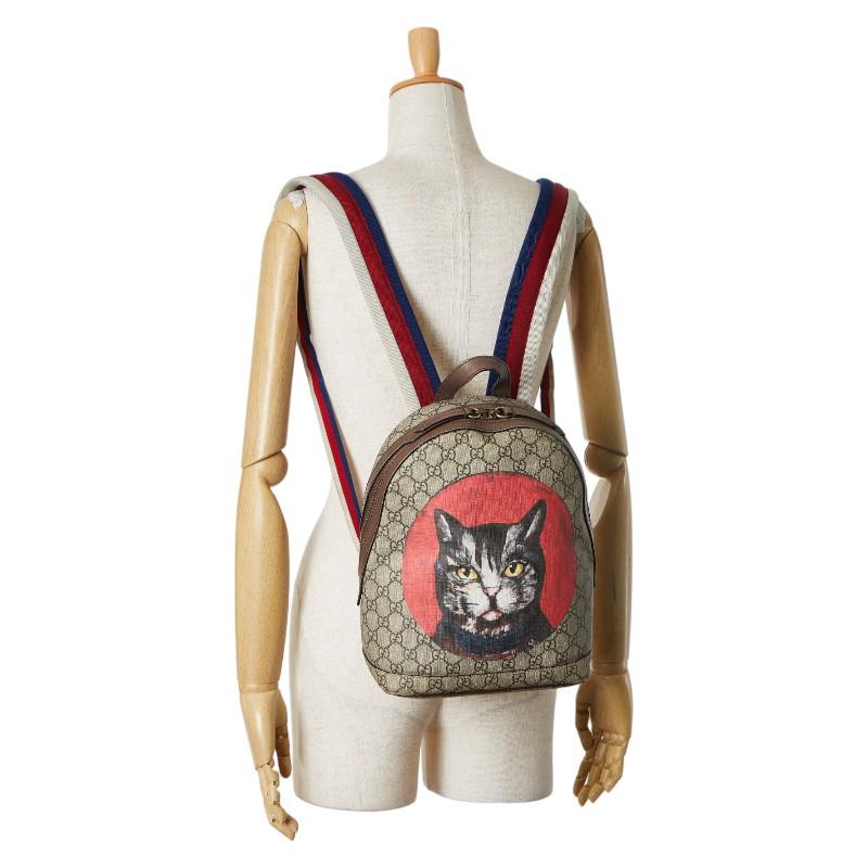 GUCCI（グッチ） GGスプリーム ミスティックキャット リュック バック