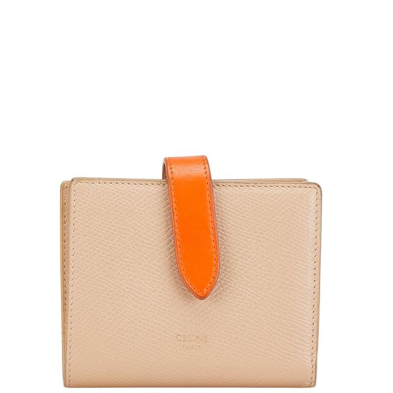 CELINE セリーヌ スモール ストラップウォレット 二つ折り財布 CELINE セリーヌ スモール ストラップウォレット 二つ折り財布