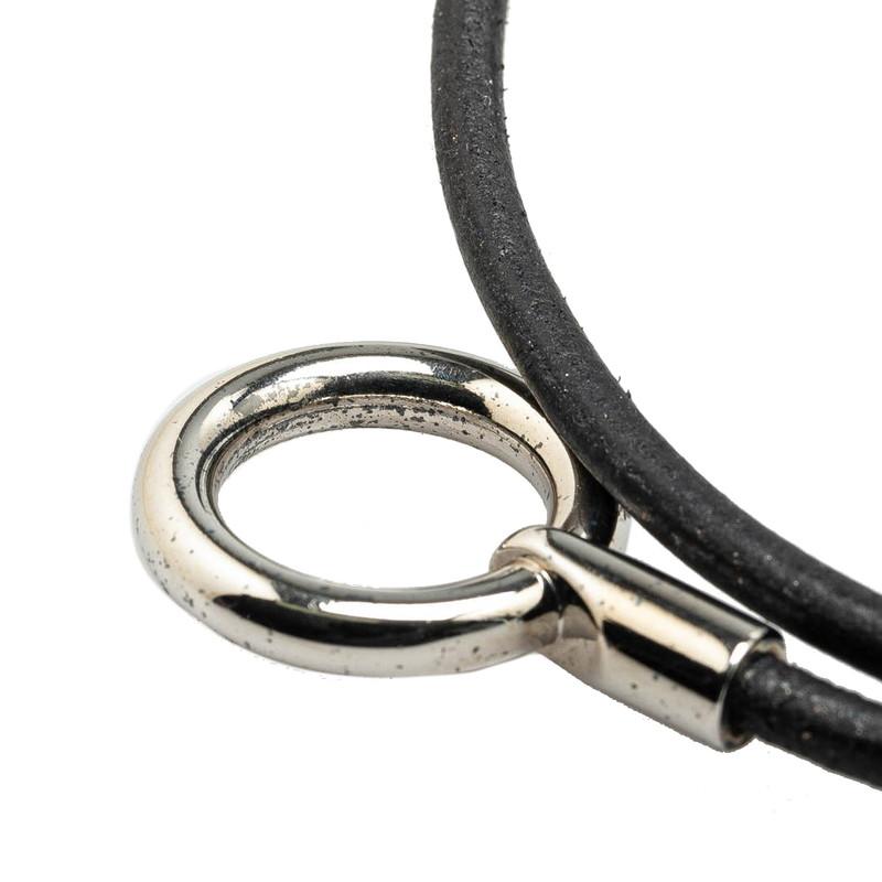 HERMES エルメス グレナン チョーカー ネックレス ブラック HERMES エルメス グレナン チョーカー ネックレス ブラック
