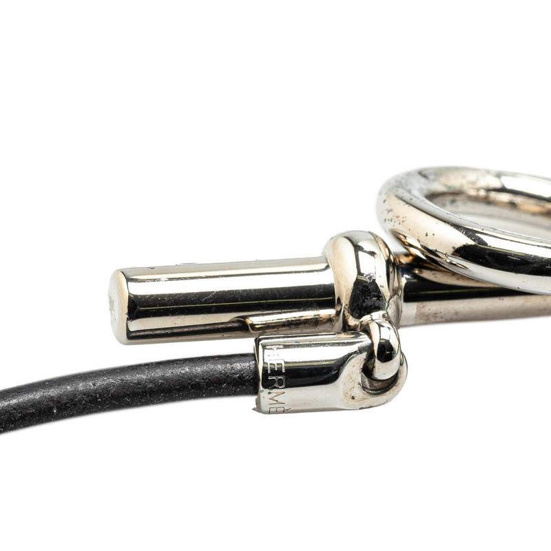 HERMES エルメス グレナン チョーカー ネックレス ブラック HERMES エルメス グレナン チョーカー ネックレス ブラック