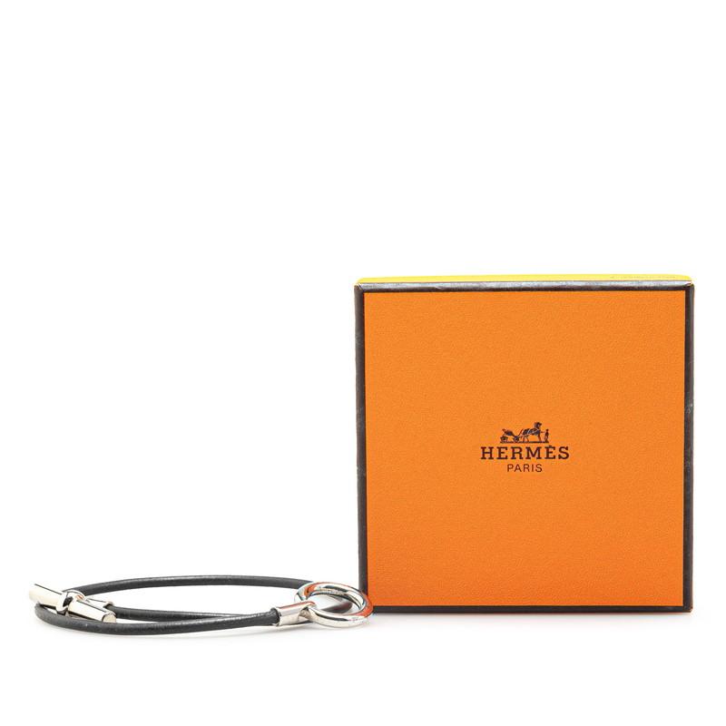 HERMES エルメス グレナン チョーカー ネックレス ブラック HERMES エルメス グレナン チョーカー ネックレス ブラック