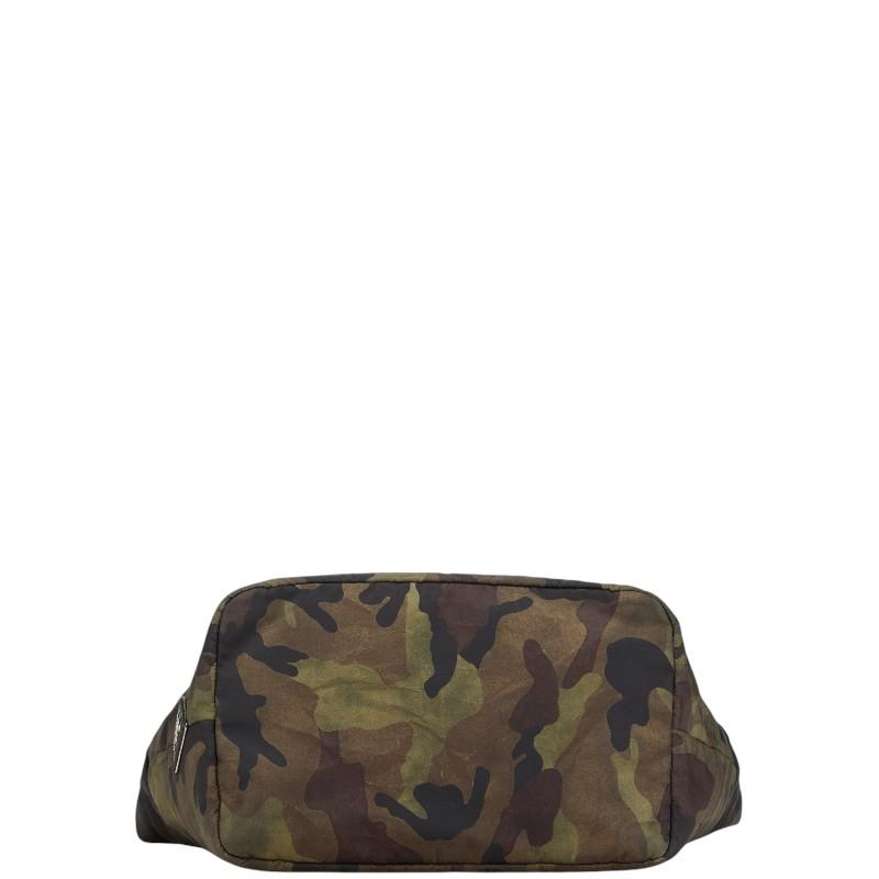 PRADA プラダ ショルダーバッグ 三角プレート迷彩ブラック