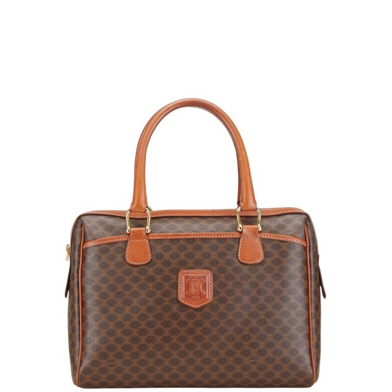 CELINE（セリーヌ） マカダム ハンドバッグ ミニボストンバッグ 