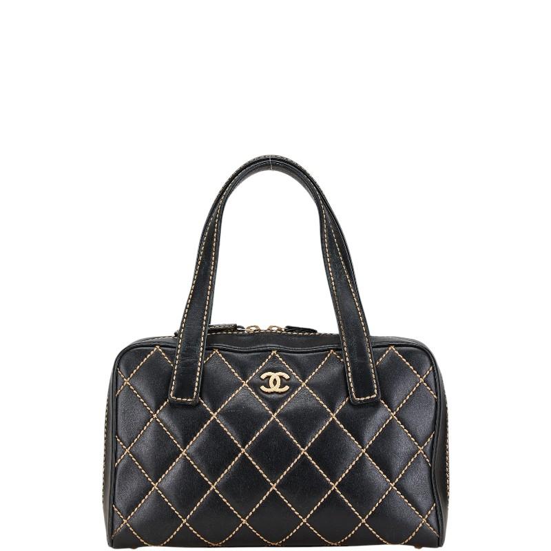 CHANEL シャネル ワイルドステッチ ココマーク ハンドバッグ トート 