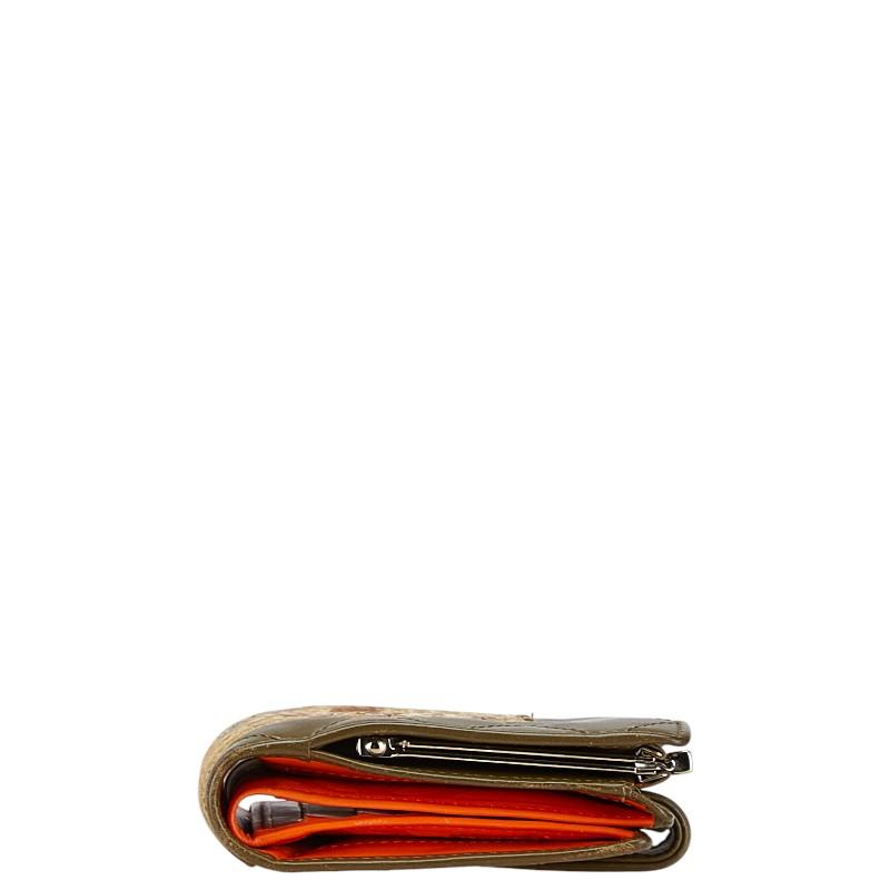 CHANEL（シャネル） カンボンライン ココマーク パイソン型押し 二