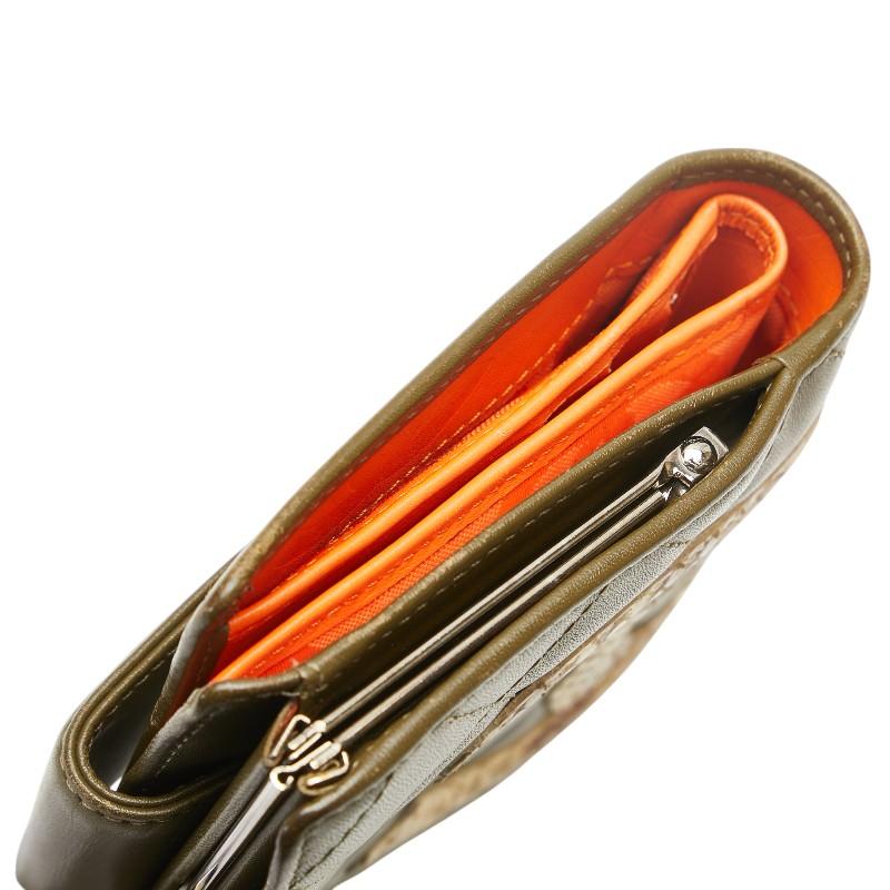 【希少】CHANEL シャネル ココマーク 二つ折り 財布 パイソン レザー CHANEL（シャネル） カンボンライン ココマーク パイソン型押し 二