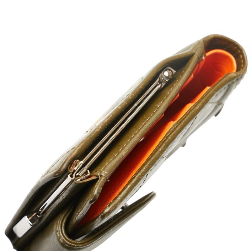 CHANEL（シャネル） カンボンライン ココマーク パイソン型押し 二