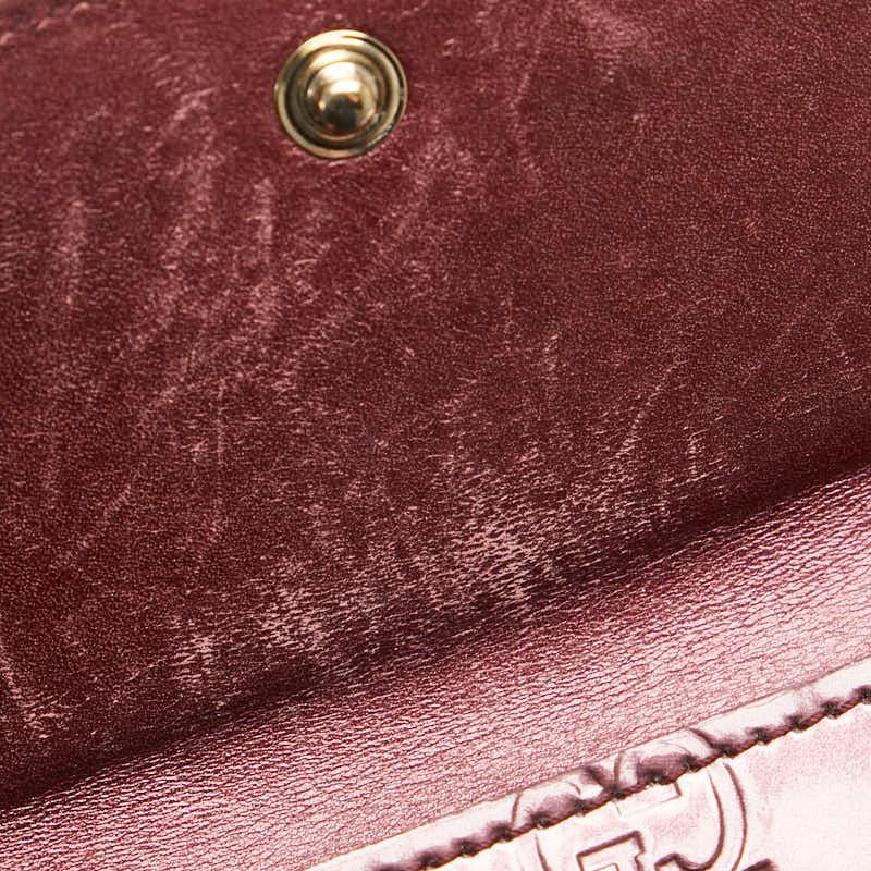 GUCCI（グッチ） グッチシマ ハート 二つ折り財布 299924 ワインレッド