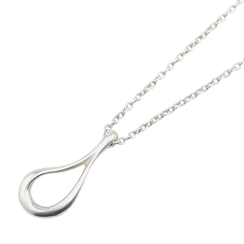 美品 Tiffany ダブル ティアドロップ ネックレス シルバー ビンテージ