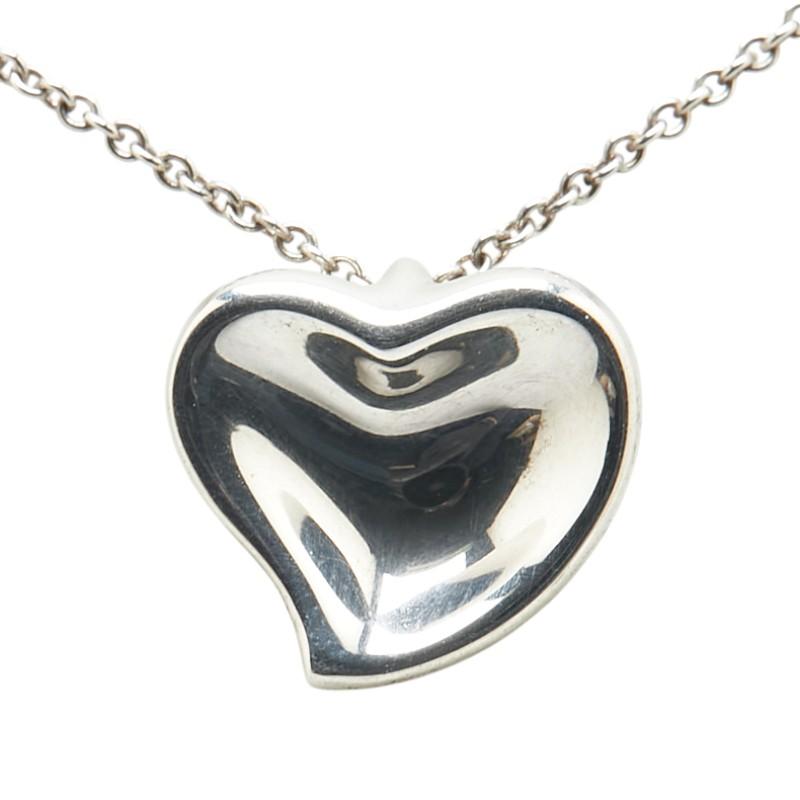 【美品】Tiffany&Co ティファニー　フルハート　ネックレス SV925 TIFFANY&Co. ティファニー フルハート ネックレス SV925