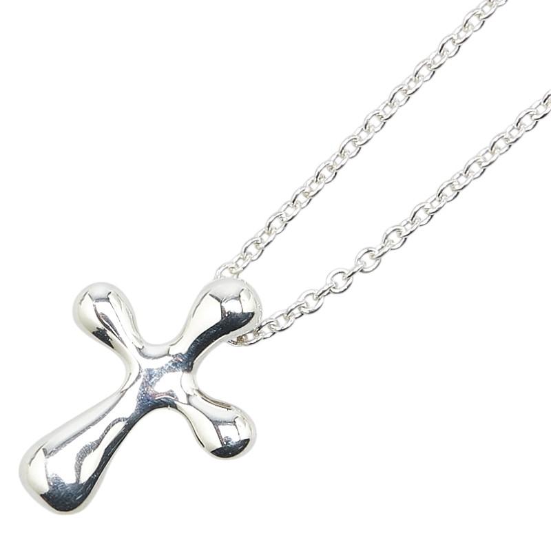 Tiffany & Co. クロスネックレス 925シルバー TIFFANY&Co. ティファニー クロス ネックレス SV925 シルバー