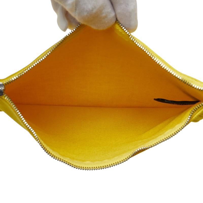 HERMES（エルメス） ボラボラ ポーチ3点セット イエロー コットン