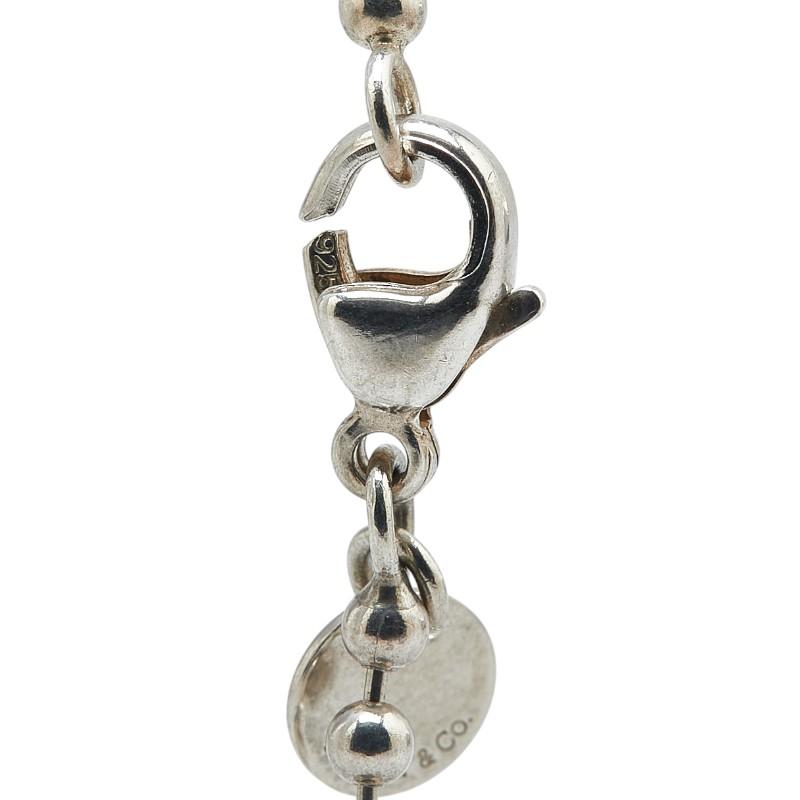 美品 ティファニー ネックレス リターントゥ オーバル ボールチェーン シルバー TIFFANY&Co.】ティファニー リターントゥ オーバルタグ