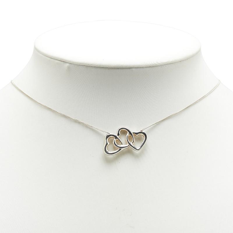 TIFFANY&Co.（ティファニー） トリプルハート ネックレス シルバー